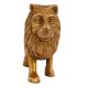 Brass Metal Figurine Standing Lion For Decoration