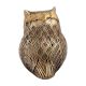 Brass Small Sitting Owl Statue Paperweight