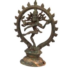 Brass Natraja Statue With Decorative Arch