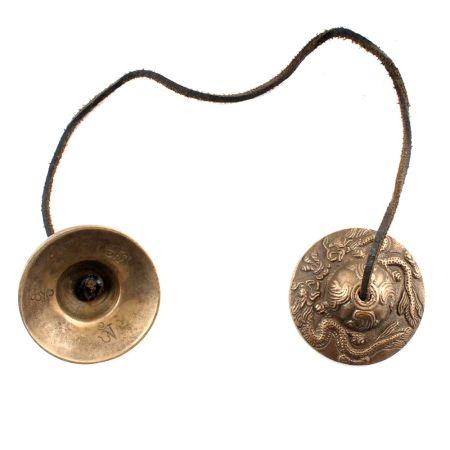 Brass Clash Cymbals or Manjeere Dragon Design
