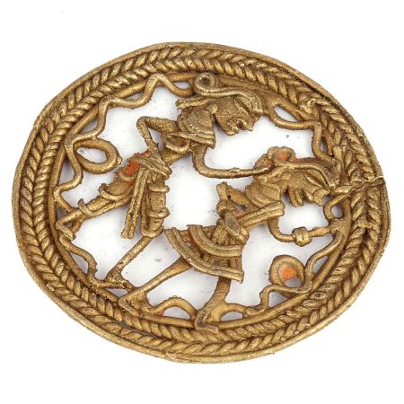 Golden Brass Wild Hippopotamus Statue