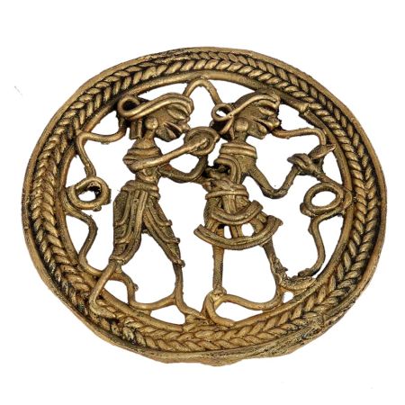 Old Hand Hammered Copper Plate For Home Decoration