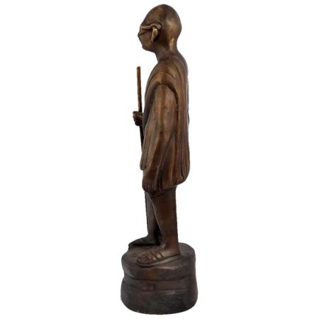 Standing statue of Mohandas Karamchand Gandhi