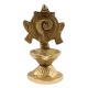 Religious Shankha Chakra Design Oil Lamp Diya