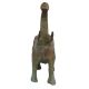 Old Brass Elephant Statue With Trunk Up