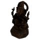 Brass Sitting Ganesha Statue On lotus Base