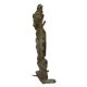 Old Brass Tribal Goddess Mata Statue With Unusual Outfit