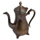 Brass Tea Coffee Pot With Engraved Floral Design