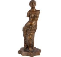 Brass English lady classical sculpture