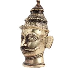 Lord Shiva Head Mukhalingam Brass Statue