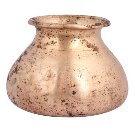 Brass Water Pot With Heavy Bottom For Worship