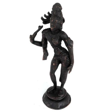 Indian Brass Statue Of A Lady Dancer
