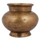 Holy Ritual Brass Round Water Pot For Decoration