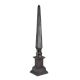 Black Vintage Gothic Brass Spear Finial