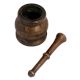 Brass Mortar And Pestle Or Spice Herb Grinder