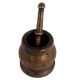 Brass Mortar And Pestle Or Spice Herb Grinder