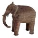 Tribal Brass Elephant Standing For Gifting And Decoration