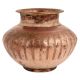 Copper Fluted Design Holy Water Pot