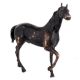 Indian Black Galloping Horse For Home Decoration