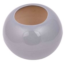 Light purple Round Shape Ceramic Pot