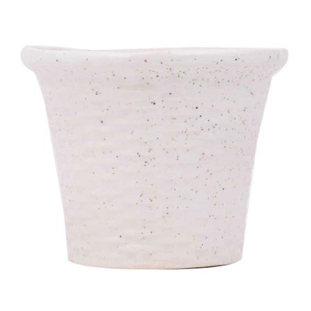 White Ceramic Pot For Indoor Plants