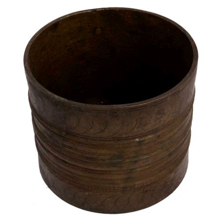 Rustic Handmade Brass Water Measuring Pot