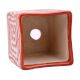 Red Maize Square Ceramic Pot Planter