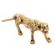 Handcrafted Brass Golden Jaguar Door Pull Handle