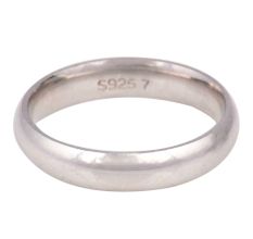Pure Silver Classic Toe Ring For Everyday Wear