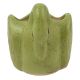 Handmade Green Glazed Duck Shape Ceramic Pot For Indoor Plants
