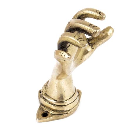 Handmade GoldenÂ Brass  Door Pull Or Door Handles Mudra Hands
