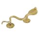 Handmade Golden Brass Cobra Snake Door Handles
