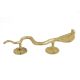 Handmade Golden Brass Cobra Snake Door Handles