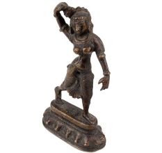 Handmade Antique Brass Dancing Lady Statue