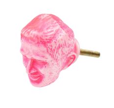 Pink Man Face Knob