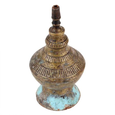 Handmade Patina Rich Brass Kerosene Oil Lamp