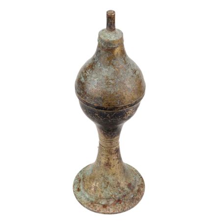 Handmade Brown Brass Vintage Kerosene Oil Lamp