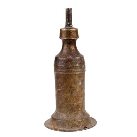Handmade Patina Rich Brass Whale oil Or Kerosene Lamp