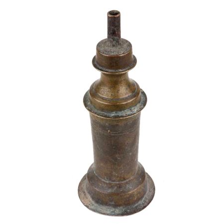 Handmade Brown Patina Brass Kerosene Lamp