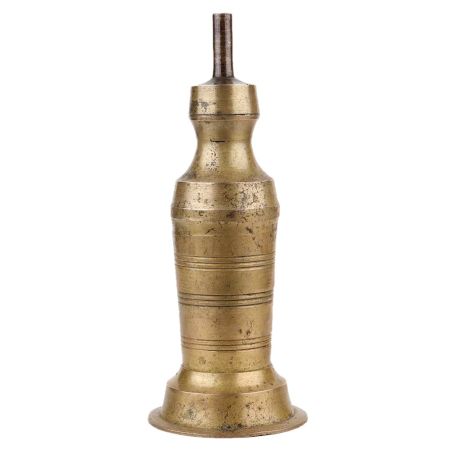Handmade Stained Brass Antique Style kerosene Oil Lamp