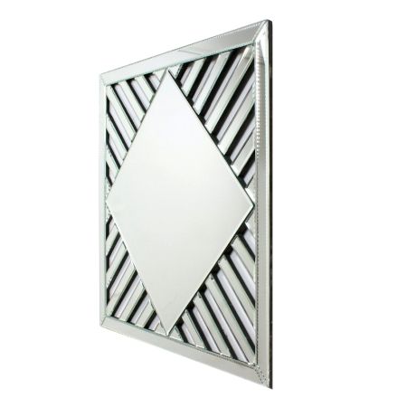 Handmade Silver Venetian Mirror Square Design For Walls