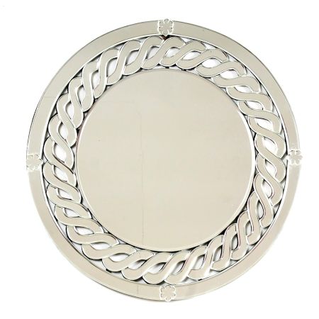 Handmade Silver Glass Wall Mirror Venetian Design
