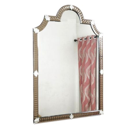 Handmade Silver Glass French Style Venetian Wall Mirror