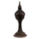 Handmade Patina Rich Brass Oil Lamp With Tapering Long Wick