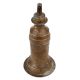 Handmade Patina Rich Brass Oil Lamp in Antique Statue