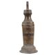 Handmade Black Brass Kerosene Oil Lamp in Long Cylindrical Shape