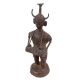 Handmade Stained Brass Cast Dhokra Figurines Of A Musician