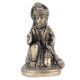 Handmade Black Brass God Hanuman Sitting Statue