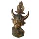 Handmade Multicolored Brass Naga Warrior Showpiece