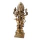 Handmade Golden Sheen Brass Kaal Bhairava Statue